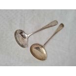 Two child's spoons, one Sheffield 1930, 34g