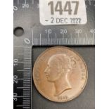 1841 penny UNC