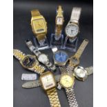 A bag of assorted wrist watches