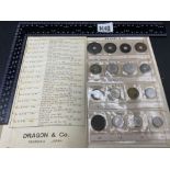 Set of Japanese coins 1668-1945