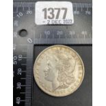 1891 Morgan dollar good quality