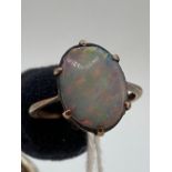 A opal dress ring 9ct size L 1.9 gms