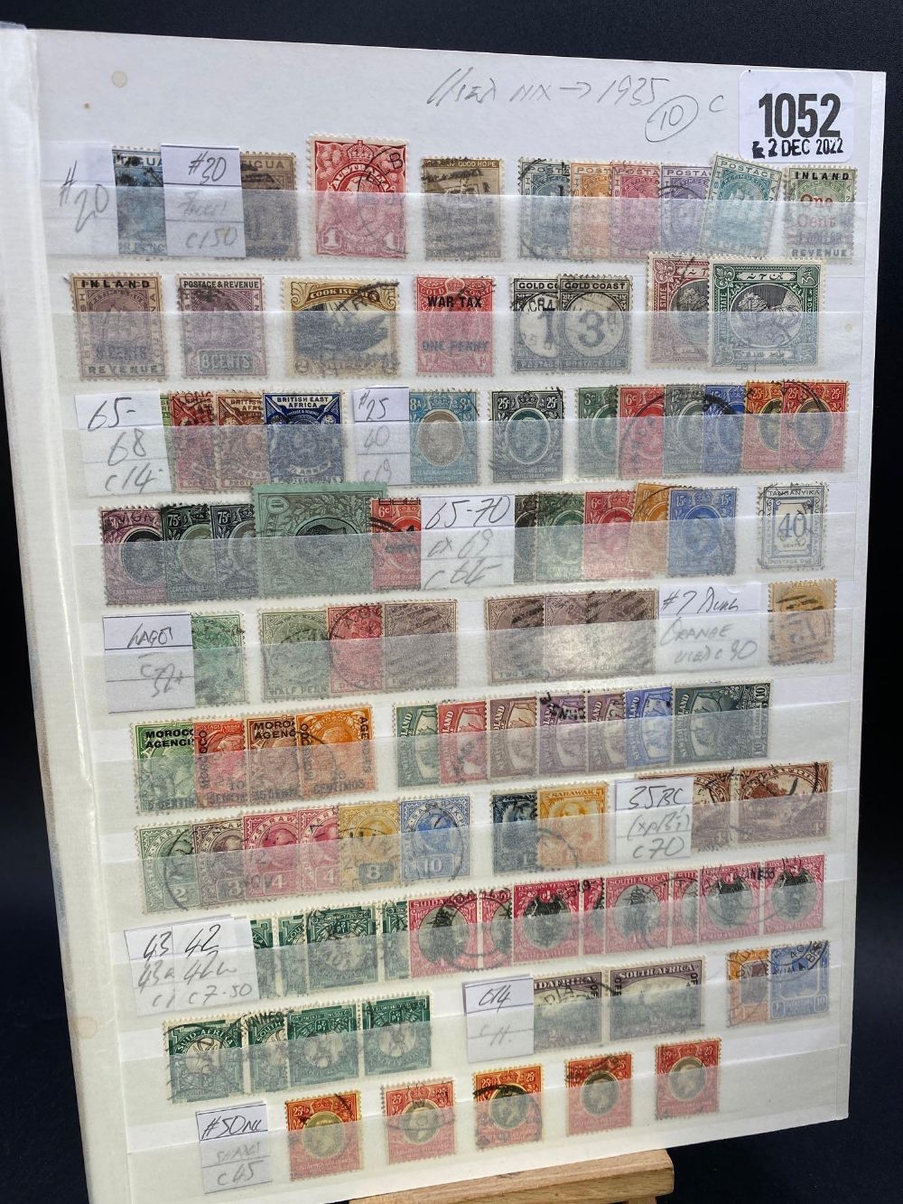 COMMONWEALTH USED. Used Accumulation to 1935 on stock page. Mostly good to fine. Cat approx. £600