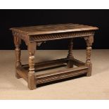 A 17th Century Joined Oak High Table.