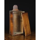 A Late 18th/Early 19th Century Boarded Walnut Candle Box.