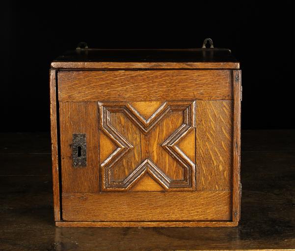 A Small Late 17th/Early 18th Century Spice Cupboard,