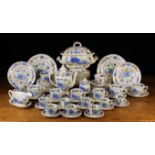 A Group of Mason's Patent Ironstone Table ware decorated with 'Regency' pattern and including a