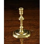 A Pretty 18th Century Style Brass Taperstick.
