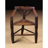 An Unusual 18th Century Primitive Turner's Chair.