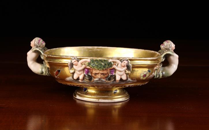 A 19th Century Berlin Porcelain Sweet Meat Dish. - Image 5 of 5
