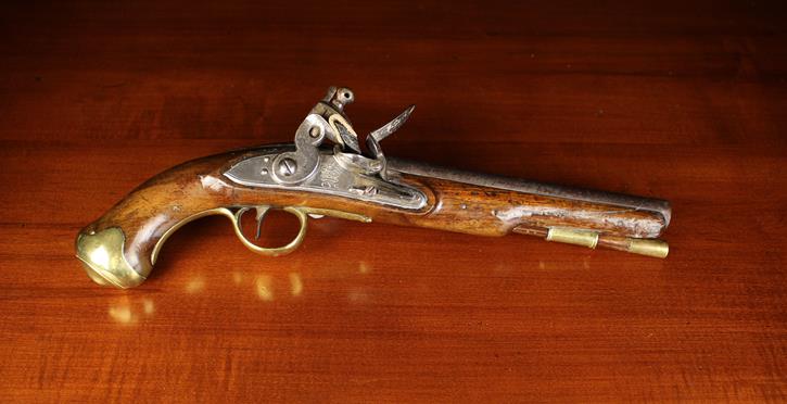 A Late 18th/Early 19th Century Flintlock Pistol.