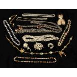 A Large Collection of Vintage Ladies Costume Jewellery.