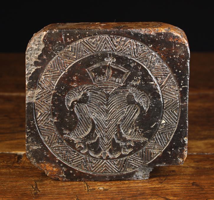 A 17th Century Chip Carved Double Sided German Springerle Mould. - Image 4 of 4