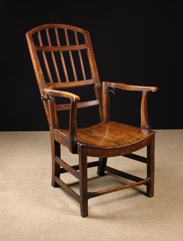 An Unusual Late 18th/Early 19th Century Reclining Armchair attributed to East Anglia,
