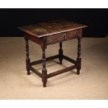 An 18th Century Joined Oak Side Table.