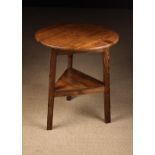 A 19th Century Pine Cricket Table.