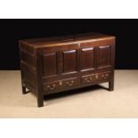 A Good 18th Century Joined Oak Mule Chest of fine colour and patination.