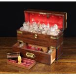 A Fine Quality Victorian Mahogany Apothecary Box with label; Savory & Moore Chemists to the Queen,