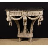 A 19th Century French Painted Console Table (A/F).