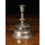 A Fine Replica Pewter Candlestick with B&P maker's mark; possibly for Bush & Perkins, Circa 1775,