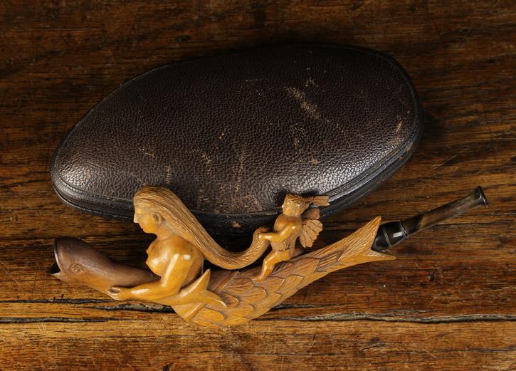 A Fine Quality 19th Century Treen Love-Token/ Cheroot Holder. - Image 2 of 4