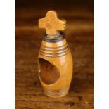 A 19th Century Turned Boxwood Pocket Hazlenut Cracker.