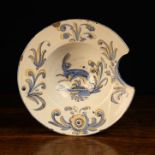 A Delightful Late 18th/Early 19th Century Delft Barber's Bowl.