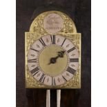 An 18th Century Brass Long Case Clock Movement by Robert Evens of Halstead 1735-1770.