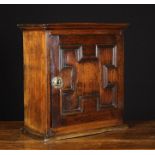A Fine Late 17th Century Walnut Geometrically Moulded Spice Cupboard of good rich colour &