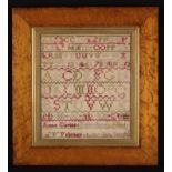 A Regency Sampler by Anne Davies Aged 12 February 2 1827.