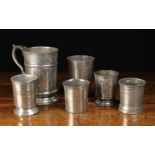A Fine Pewter Quart Tankard engraved with initials GMD to the front and Dukes Head Grayford to the