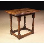 An Unusual 17th Century Welsh Joined Oak Table, probably a communion table.
