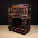 A Fabulous Quality 16th Century French Walnut Dressoir attributed to Hughes Sambin (1520-1601).