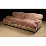 An Attractive & Comfy Kelim-Covered Settee of generous proportions,