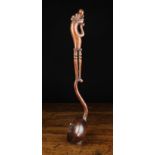 A Fine 19th Century Folk Art Punch Ladle.