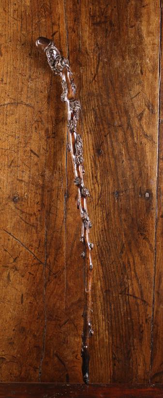 An Antique Folk Art Walking Stick. - Image 2 of 3