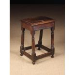 A 17th Century Oak Joint Stool.