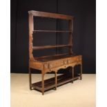 An 18th Century Oak Dresser with Rack (A/F).
