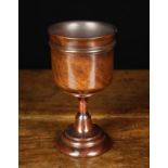 An 18th Century Lignum Vitae Goblet.