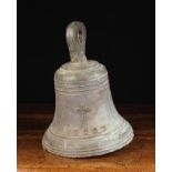 A 17th Century French Bronze Bell dated 1692.