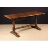 A Late 17th Century Welsh Oak Trestle Table originating from Anglesey.