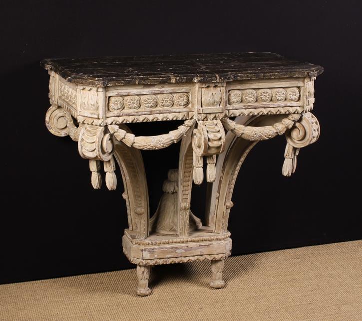 A 19th Century French Painted Console Table (A/F). - Image 2 of 2