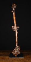 A Rustic Shillelagh with clumps of knobbly burr malformations, 27" (68.5 cm) in length.
