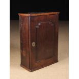 A Fine 18th Century Joined Oak Spice/Wall Cupboard of rich colour & patination.