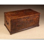 A Rare Late 17th Century Boarded Cedar Adige Chest of modest proportions.
