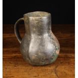 A Medieval Bronze Jug, Flemish or English, 14th century,