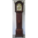 A good quality mahogany longcase clock, the dial signed John Ellicott, London, inlaid