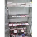 An almost complete run of United Kingdom proof coin collections from 1983 to 1997 then 2000 to 2005,