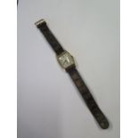 A JW Benson of London 9ct yellow gold manual wind dress watch, 25mm case, total weight approx 24