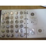 A good collection of one Shilling coins English and Scottish dated from 1701 to 1966 in one